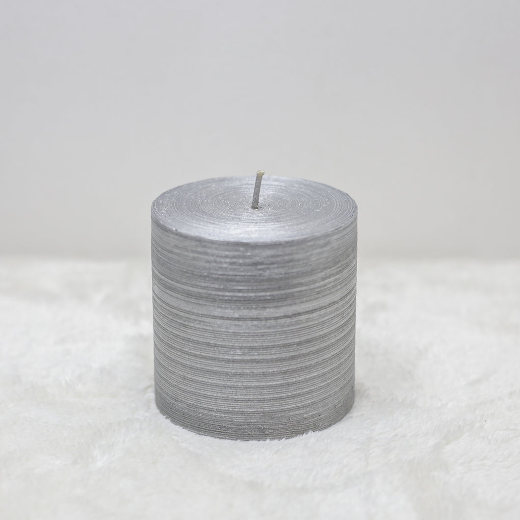 Silver Light Candle